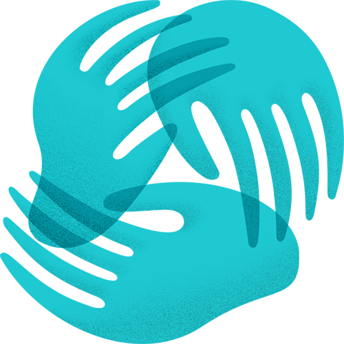 Make Change graphic of hands